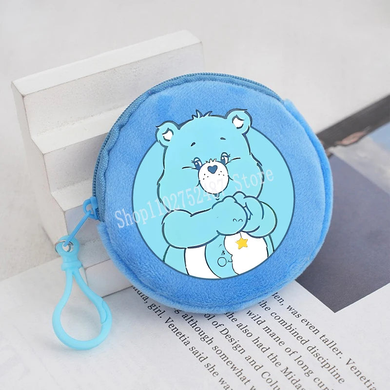 Porte-monnaie rond en peluche – Bisounours – vue 14 | BubuKawaii
