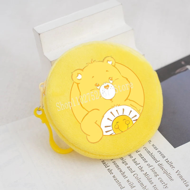 Porte-monnaie rond en peluche – Bisounours – vue 15 | BubuKawaii