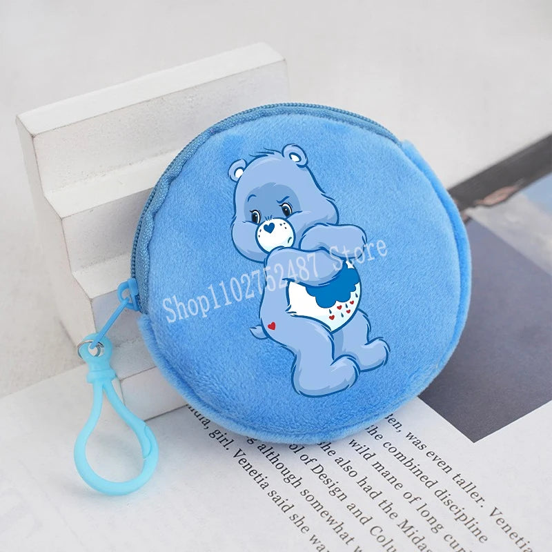 Porte-monnaie rond en peluche – Bisounours – vue 16 | BubuKawaii