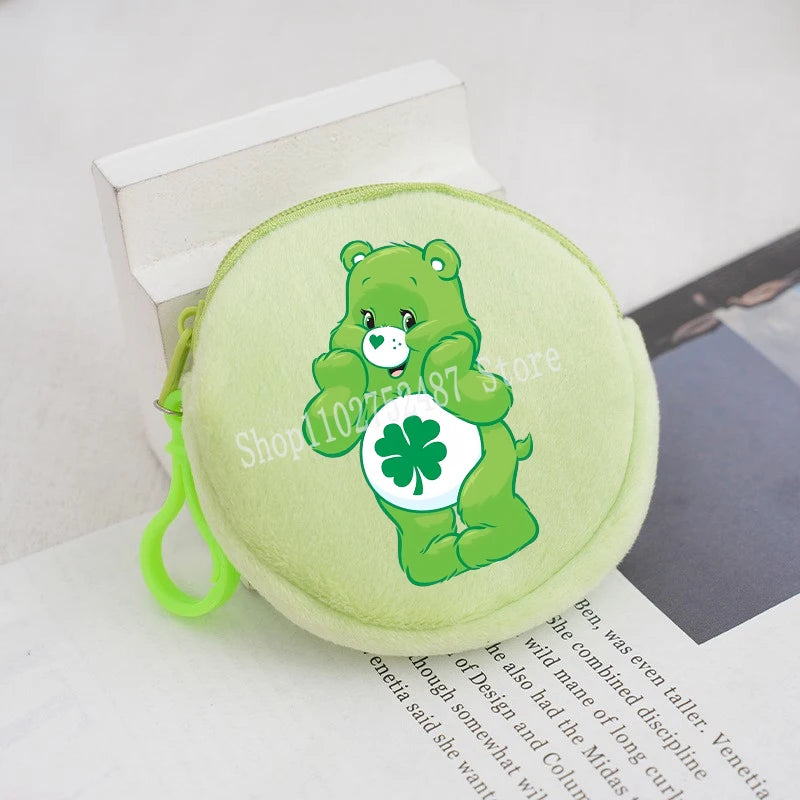 Porte-monnaie rond en peluche – Bisounours – vue 17 | BubuKawaii