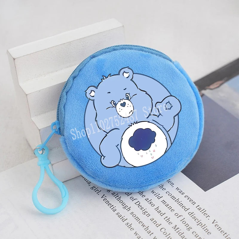 Porte-monnaie rond en peluche – Bisounours – vue 18 | BubuKawaii