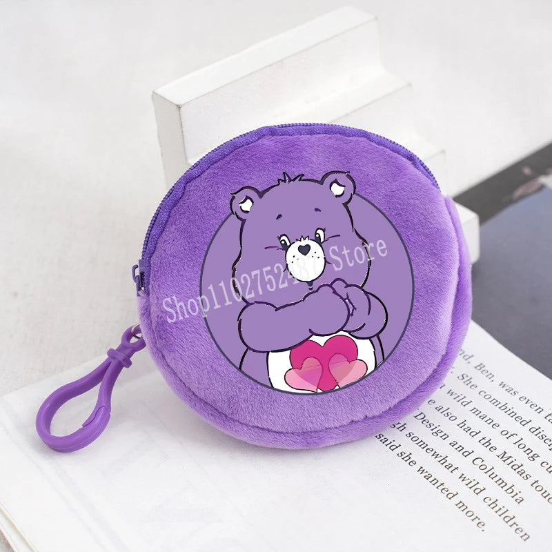 Porte-monnaie rond en peluche – Bisounours – vue 22 | BubuKawaii