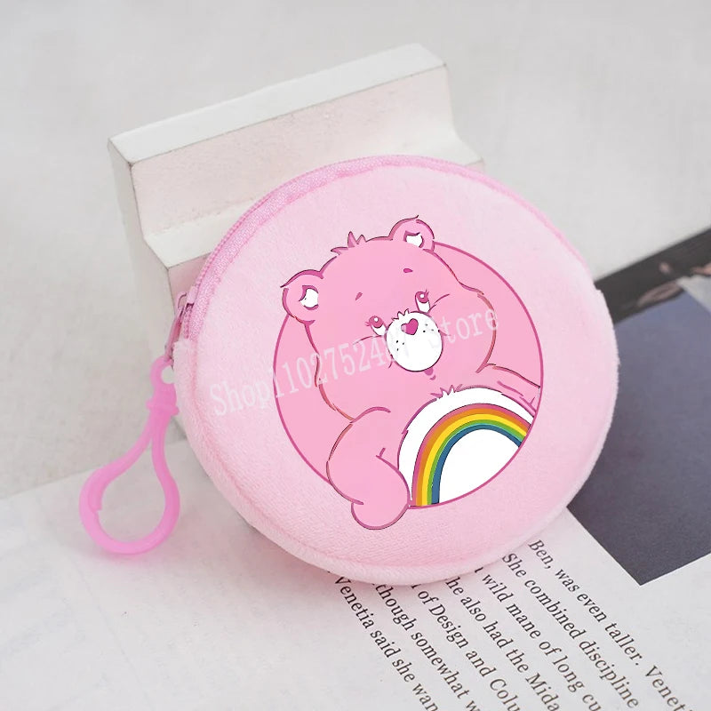 Porte-monnaie rond en peluche – Bisounours – vue 24 | BubuKawaii