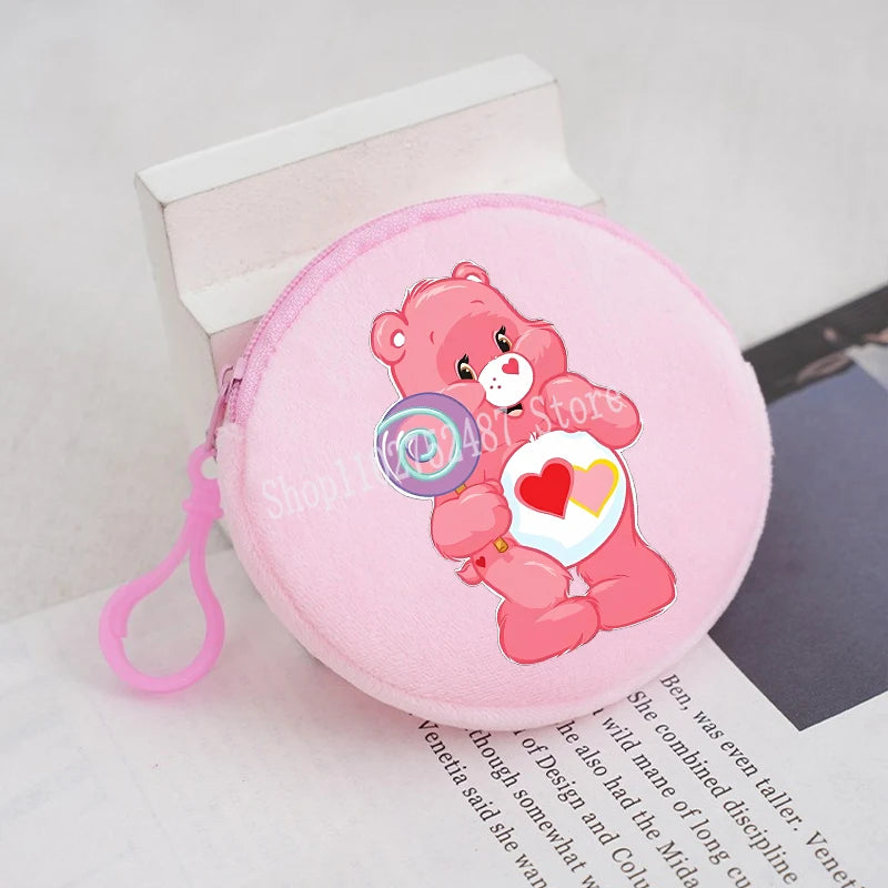 Porte-monnaie rond en peluche – Bisounours – vue 26 | BubuKawaii