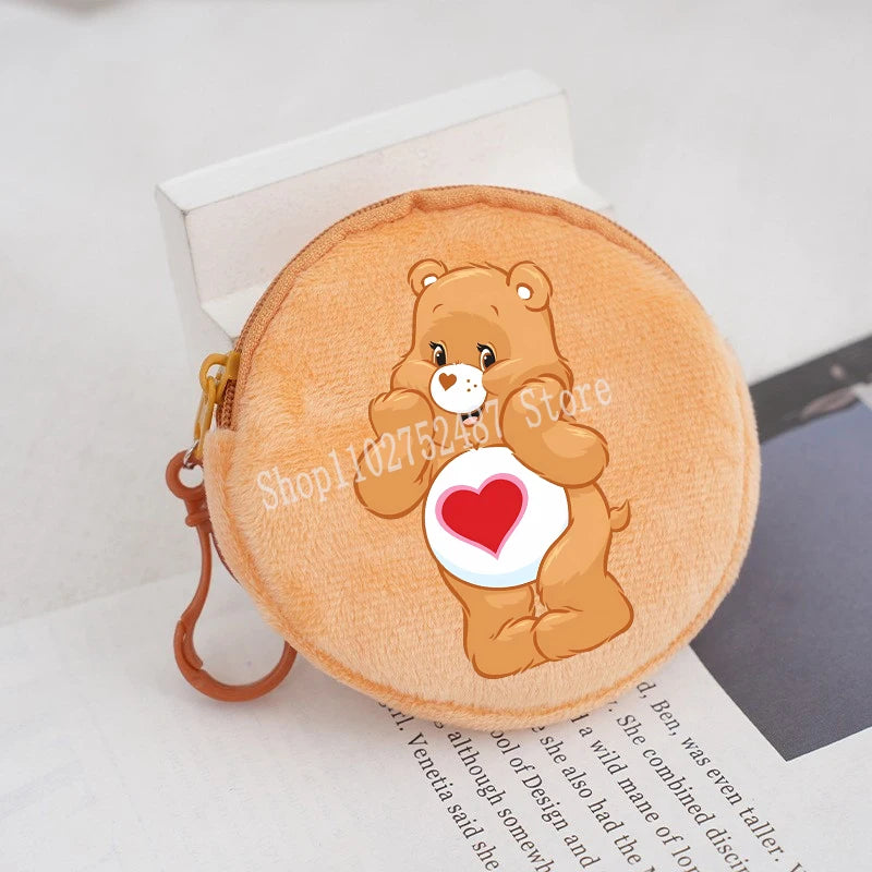Porte-monnaie rond en peluche – Bisounours – vue 27 | BubuKawaii