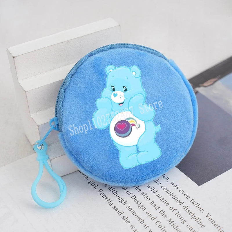 Porte-monnaie rond en peluche – Bisounours – vue 28 | BubuKawaii