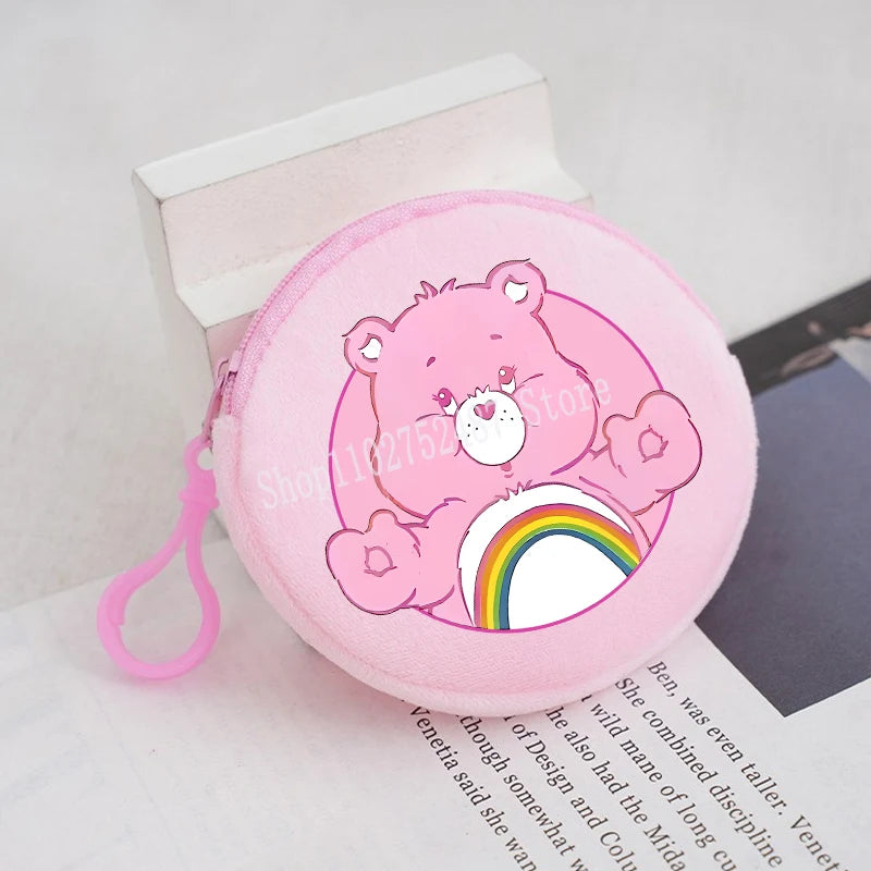 Porte-monnaie rond en peluche – Bisounours – vue 30 | BubuKawaii