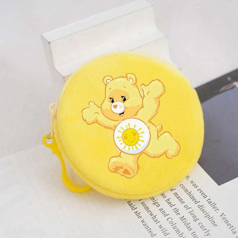 Porte-monnaie rond en peluche – Bisounours – vue 4 | BubuKawaii