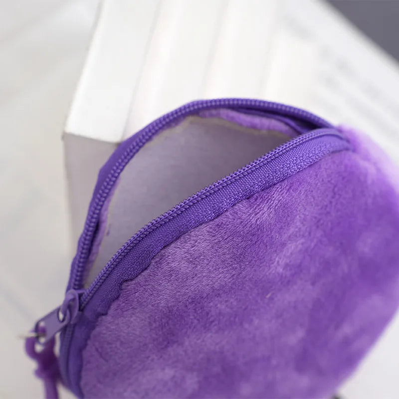 Porte-monnaie rond en peluche – Bisounours – vue 7 | BubuKawaii