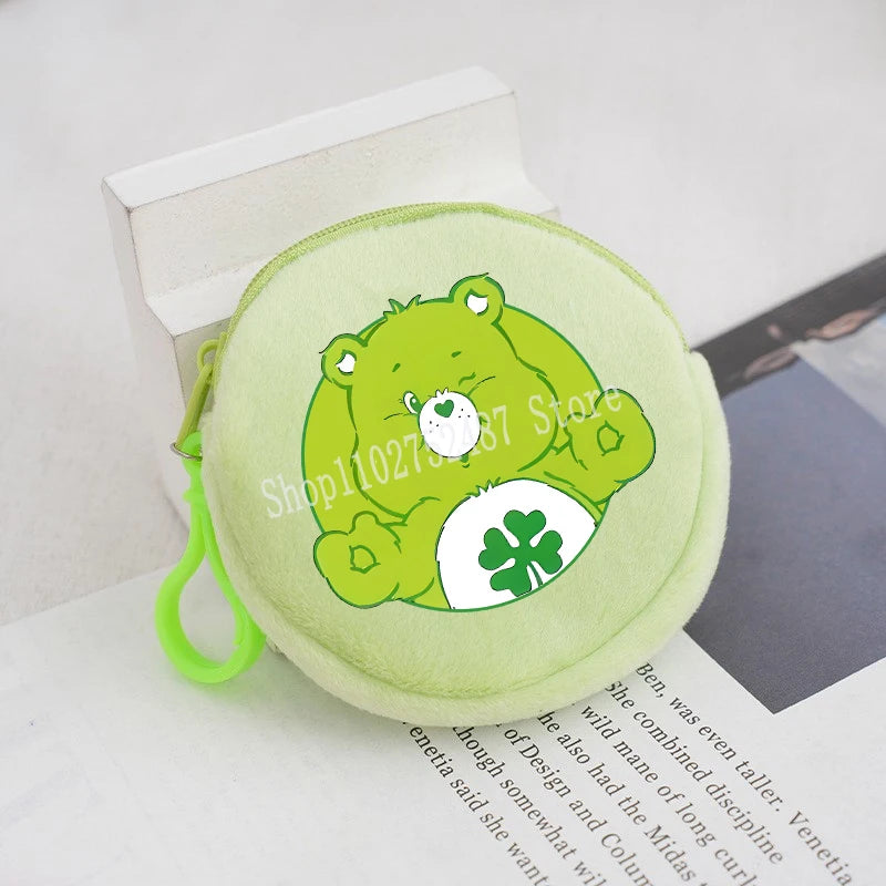 Porte-monnaie rond en peluche – Bisounours – vue 8 | BubuKawaii