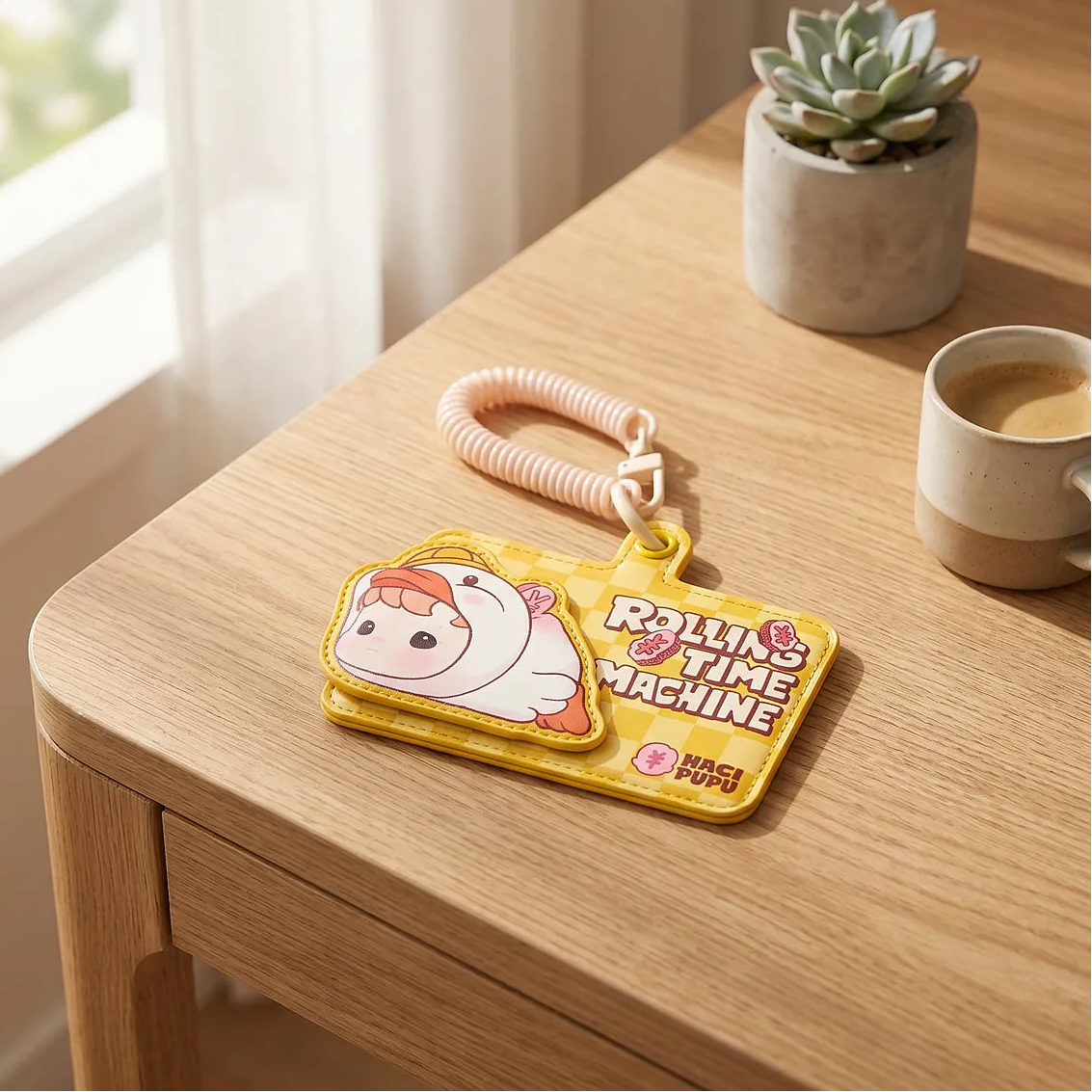 POP MART Hacipupu Rolling Time Machine — Card Holder