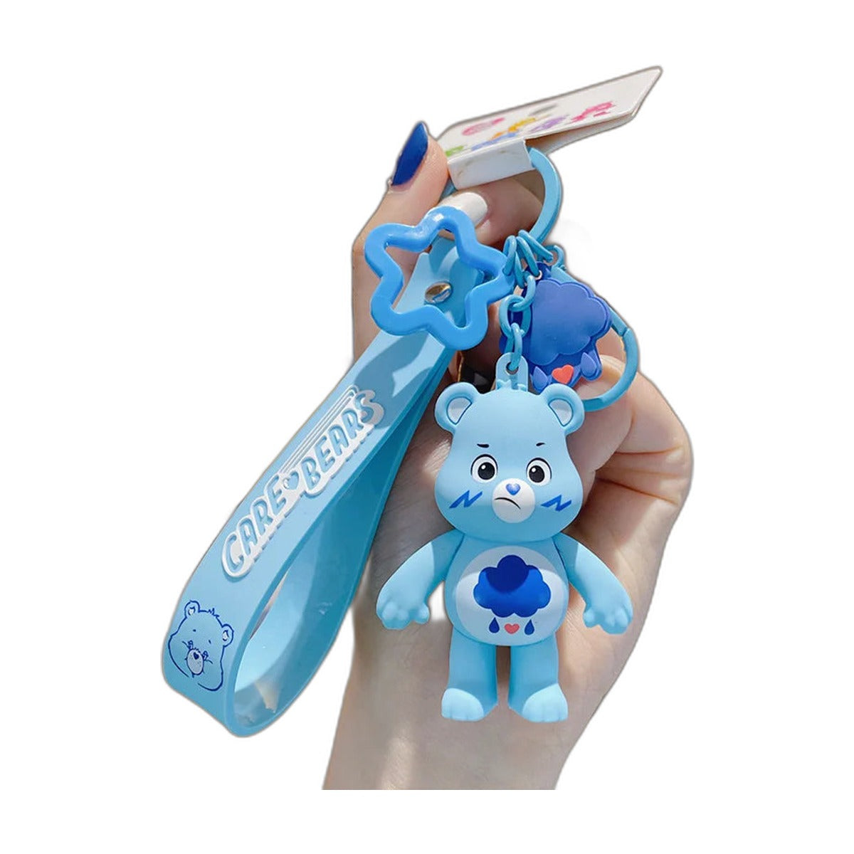 Porte-clés figurine Bisounours – Dragonne silicone – vue 7 | BubuKawaii