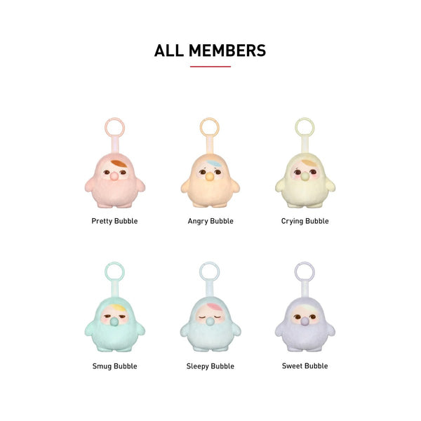Pendentif peluche Pucky Beanie Bubble Up – les modèles de la série