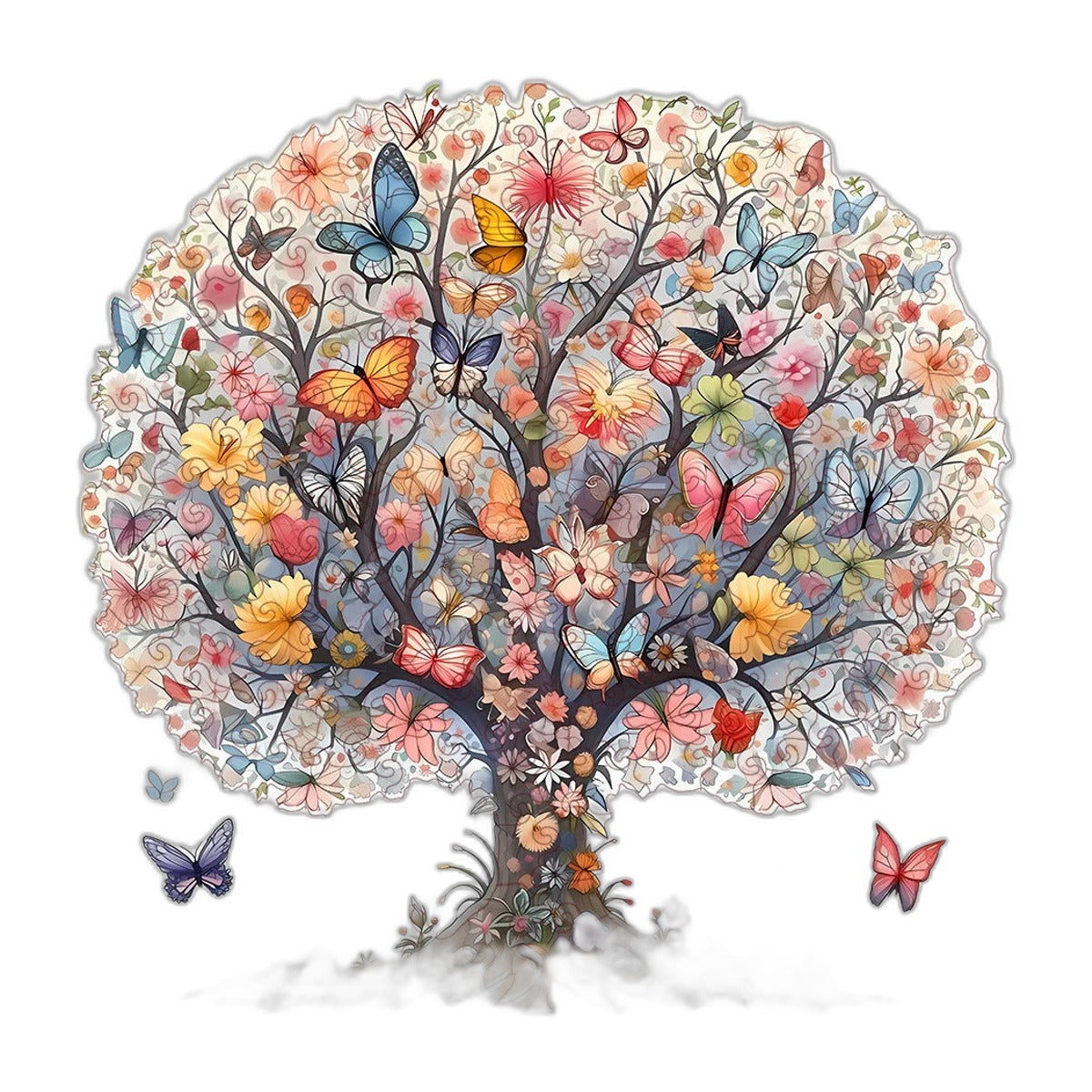 Packshot – Puzzle en bois – Arbre de vie – Format A3 ou A5