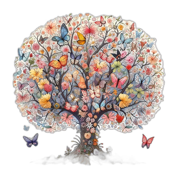 Packshot – Puzzle en bois – Arbre de vie – Format A3 ou A5