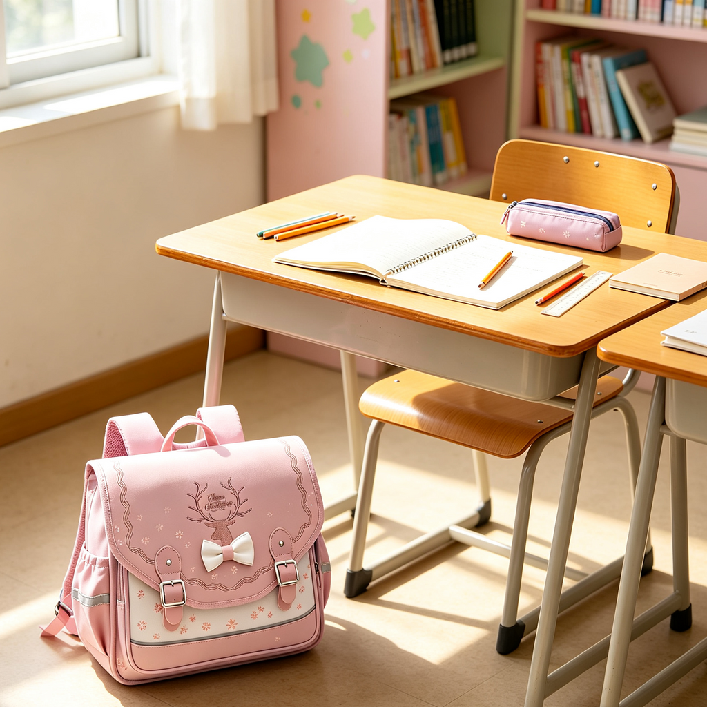 Sac à Dos Orthopédique Floral – Écolière Kawaii