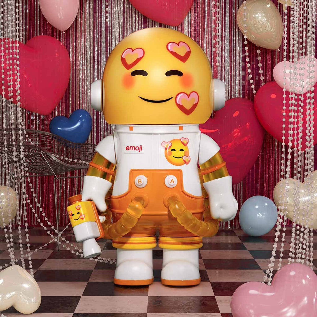 Figurine Mega Space Molly 100 % × Emoji – vue 4