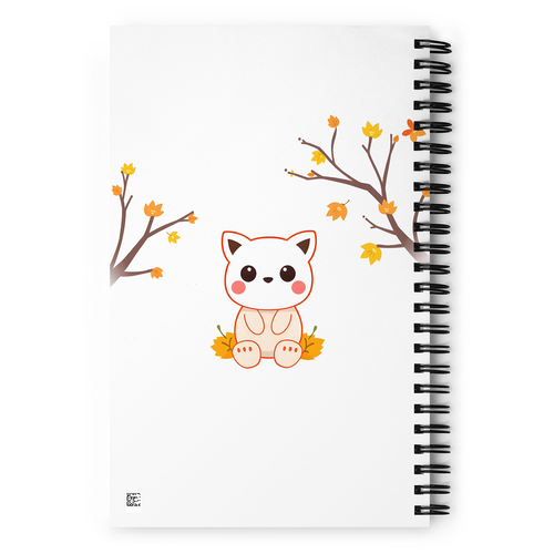 MBK Spiral Notebook - Kitty Forest