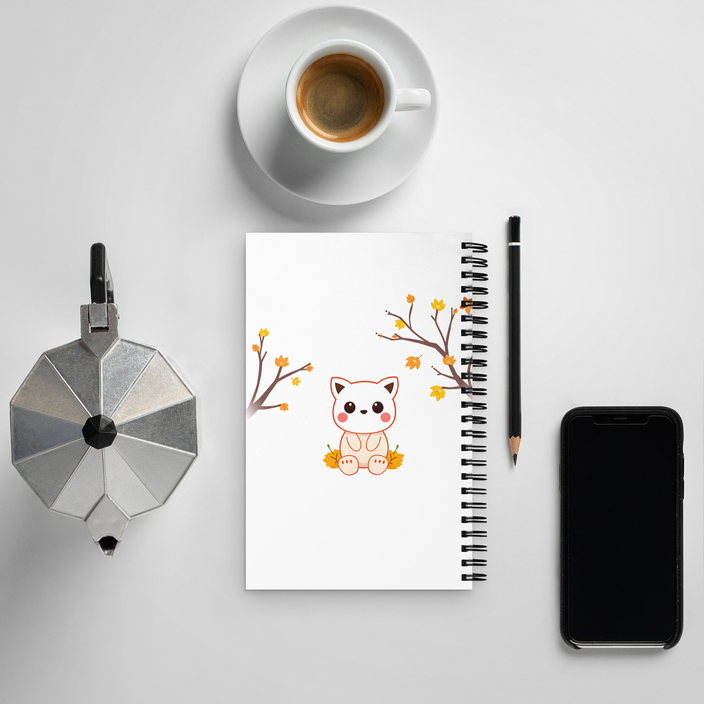 MBK Spiral Notebook - Kitty Forest