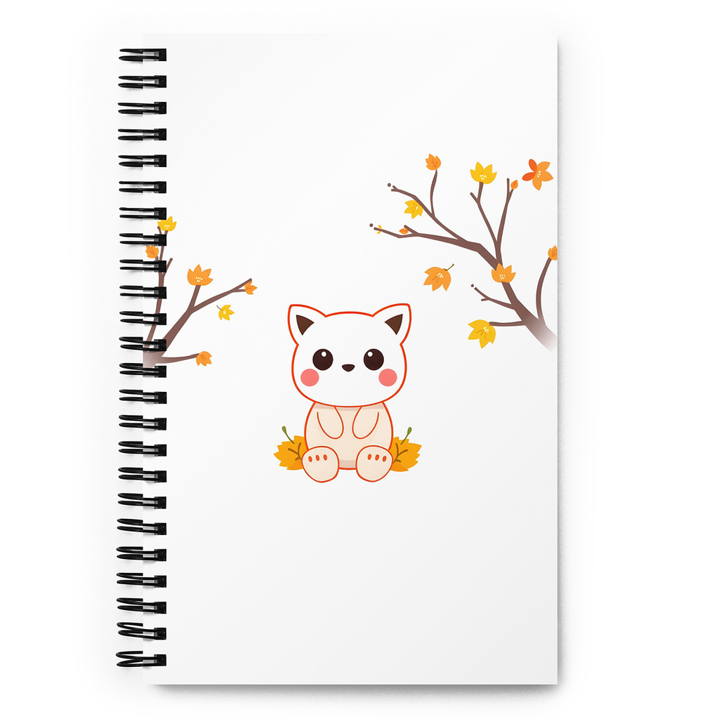 MBK Spiral Notebook - Kitty Forest