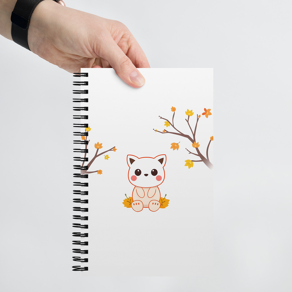 MBK Spiral Notebook - Kitty Forest