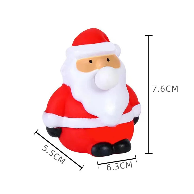 Squishies de Noël – Père Noël ou bonhomme de neige – vue 9 | BubuKawaii