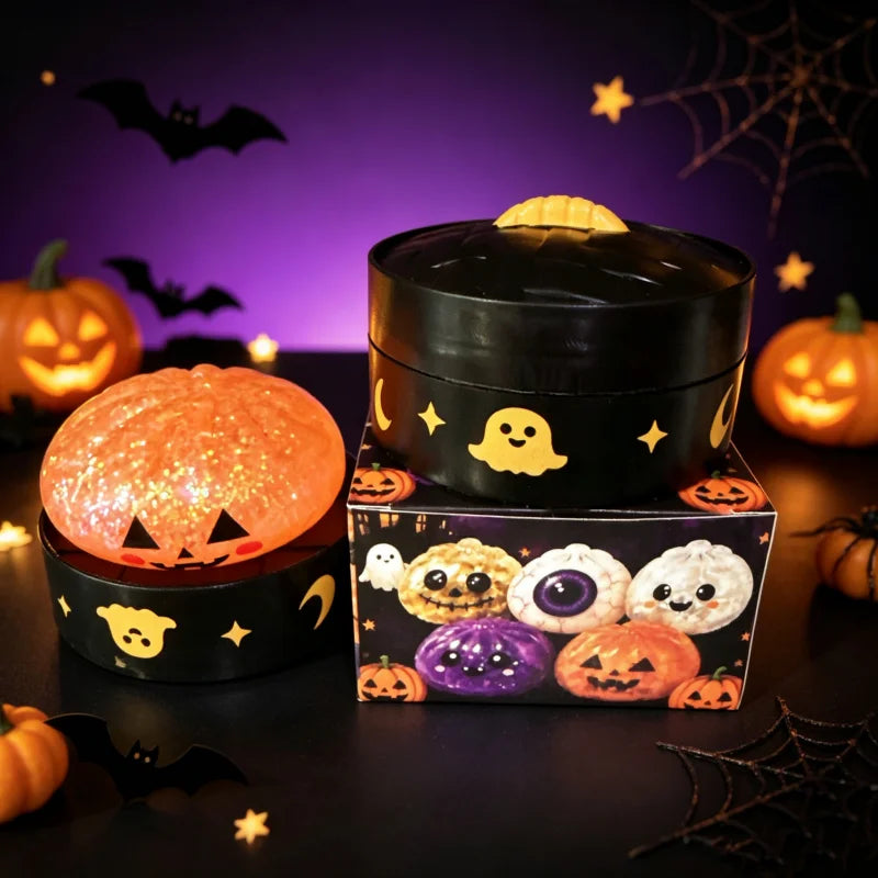 Squishy Boulette Halloween – Blind Box Anti-Stress 8.5cm – vue 5 | BubuKawaii