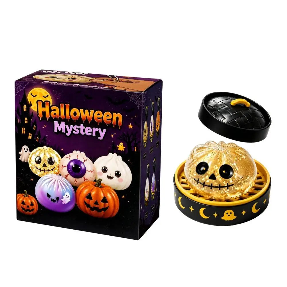 Squishy Kawaii Dumpling Halloween – Vapeur Décompression – vue 12 | BubuKawaii