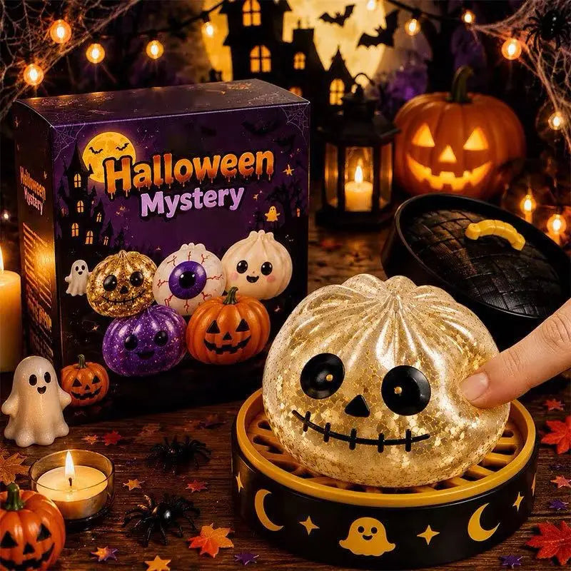 Squishy Kawaii Dumpling Halloween – Vapeur Décompression – vue 3 | BubuKawaii