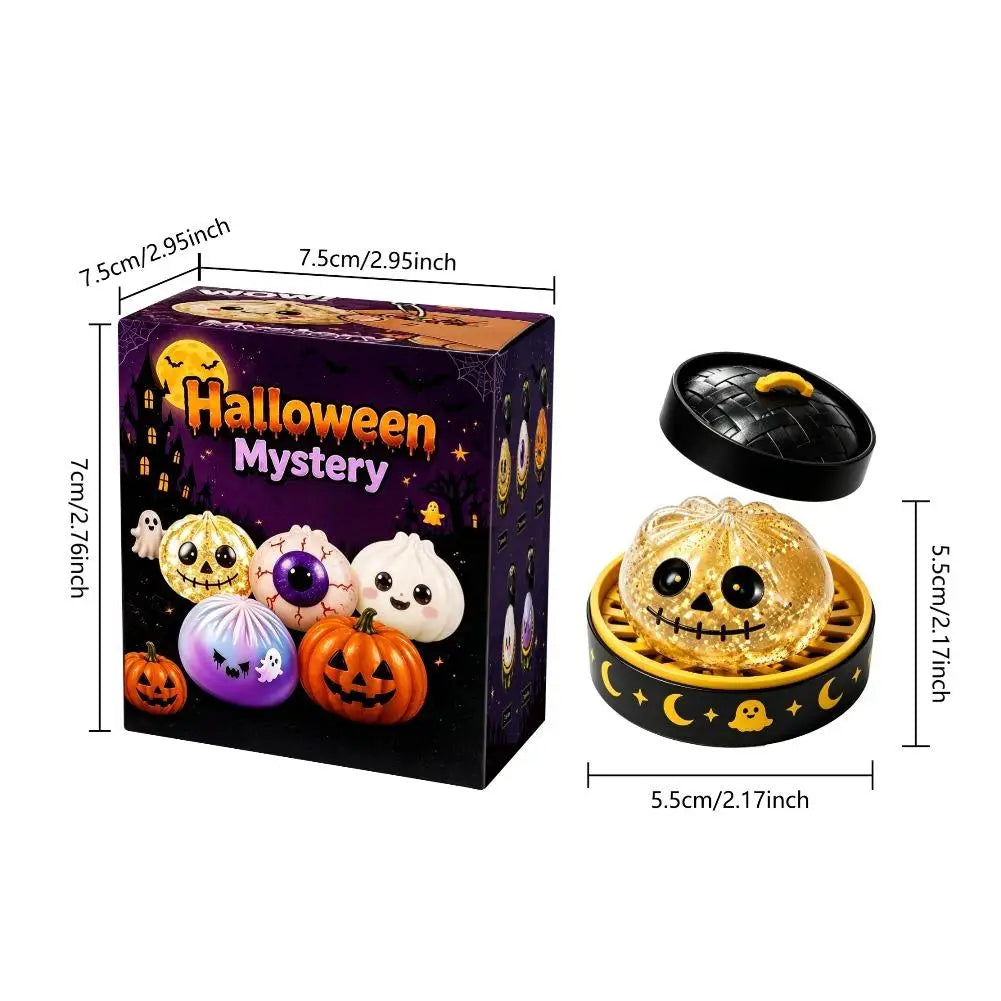Squishy Kawaii Dumpling Halloween – Vapeur Décompression – vue 6 | BubuKawaii