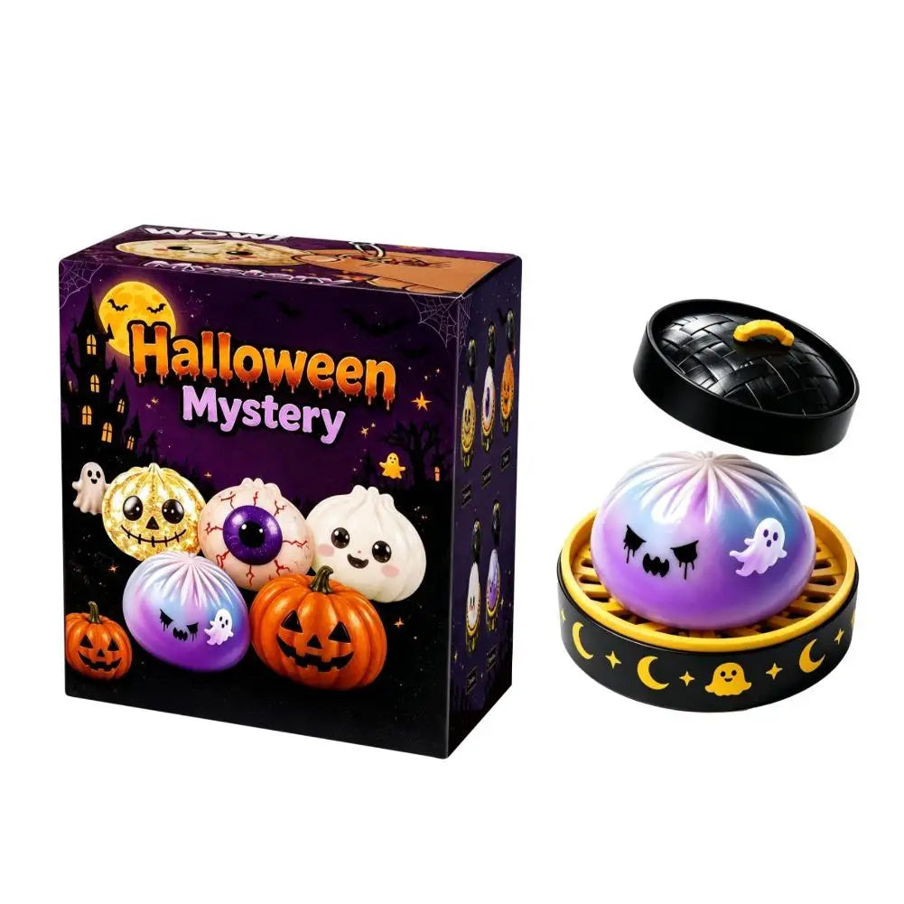 Squishy Kawaii Dumpling Halloween – Vapeur Décompression – vue 8 | BubuKawaii