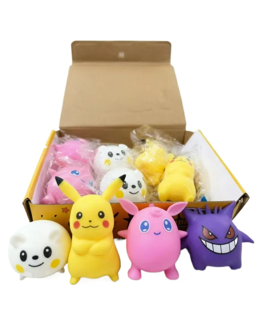 Squishy Pikachu et ses amis – Anti-stress – vue 2 | BubuKawaii