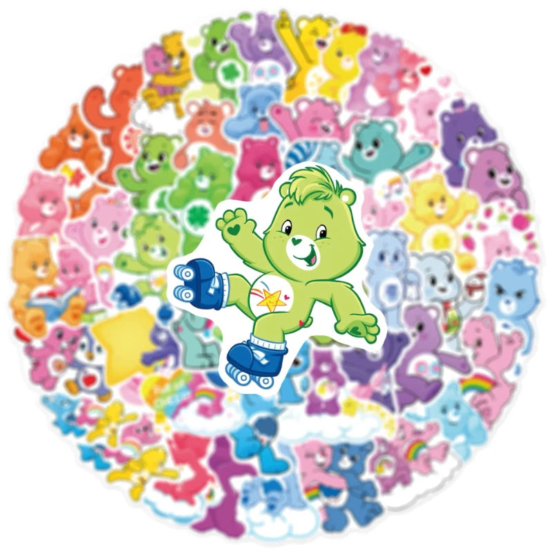 Stickers Bisounours – Lot de 50, vinyle résistant – vue 4 | BubuKawaii