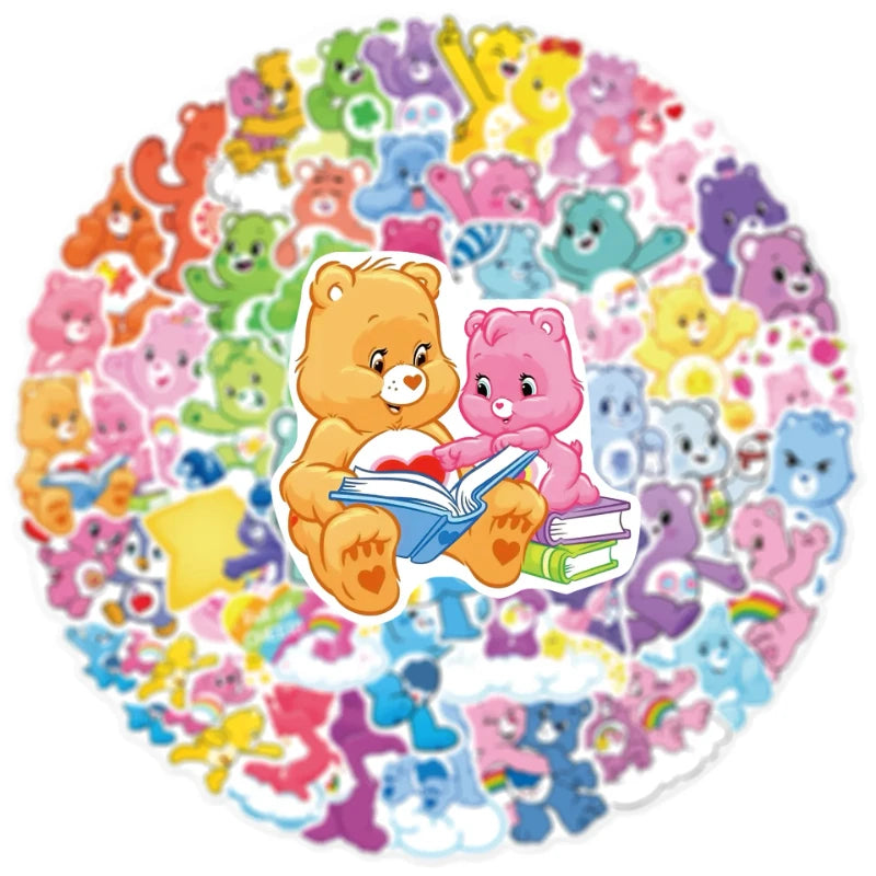 Stickers Bisounours – Lot de 50, vinyle résistant – vue 5 | BubuKawaii