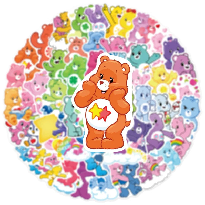 Stickers Bisounours – Lot de 50, vinyle résistant – vue 6 | BubuKawaii