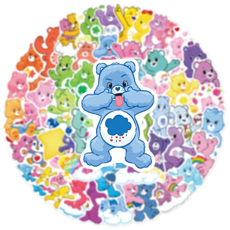 Stickers Bisounours – Lot de 50, vinyle résistant – vue 7 | BubuKawaii