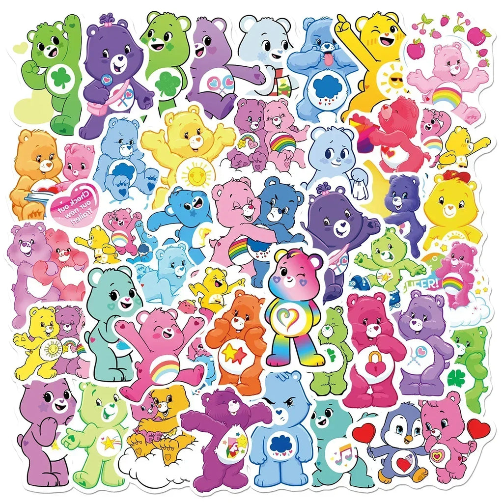Stickers Bisounours – Lot de 50, vinyle résistant – vue 8 | BubuKawaii