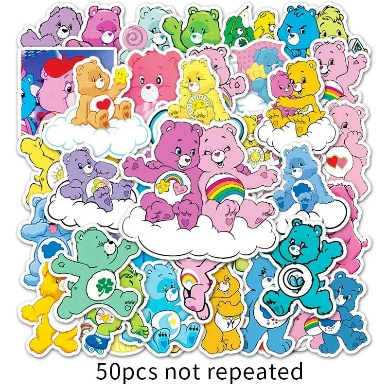 Stickers Bisounours – Lot de 50, vinyle résistant – vue 9 | BubuKawaii