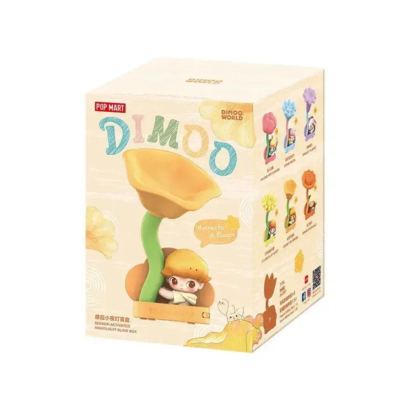 POP MART Dimoo Moments In Bloom Series Motion-Sensing Night Light Blind Box Guess… – 1 boîte mystère – vue 10 | BubuKawaii