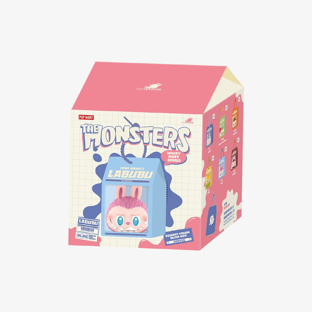 Pendentif squishy Labubu Wacky Mart – boîte